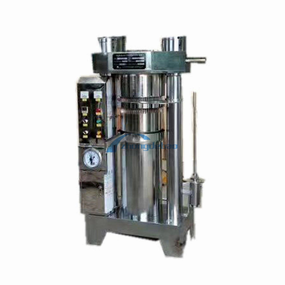 Newest Large Capacity Cold Press Cocoa Butter Hydraulic Oil Presser Hydraulic Sesame Oil Press Machine