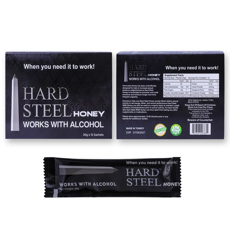 USA Stock Ready to Ship Hard Steel Honey Organic Ingerdient Strong Power