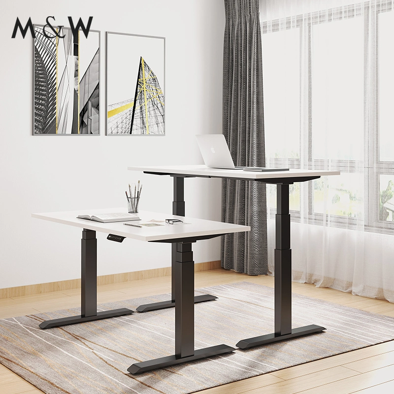 Factory Low Height Office Partition Adjustable Frame Lift Table Standing Desk