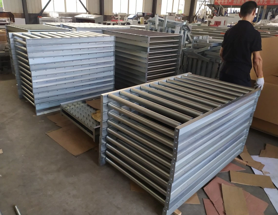 Optional Stainless Steel/Galvanized Steel Material Roller Gravity Conveyor