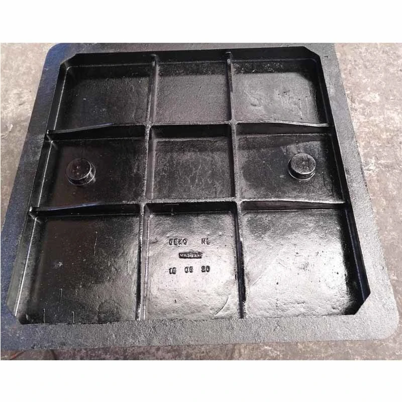 OEM B125 C250 D400 Ductile Iron Square Manhole Sewer Cover