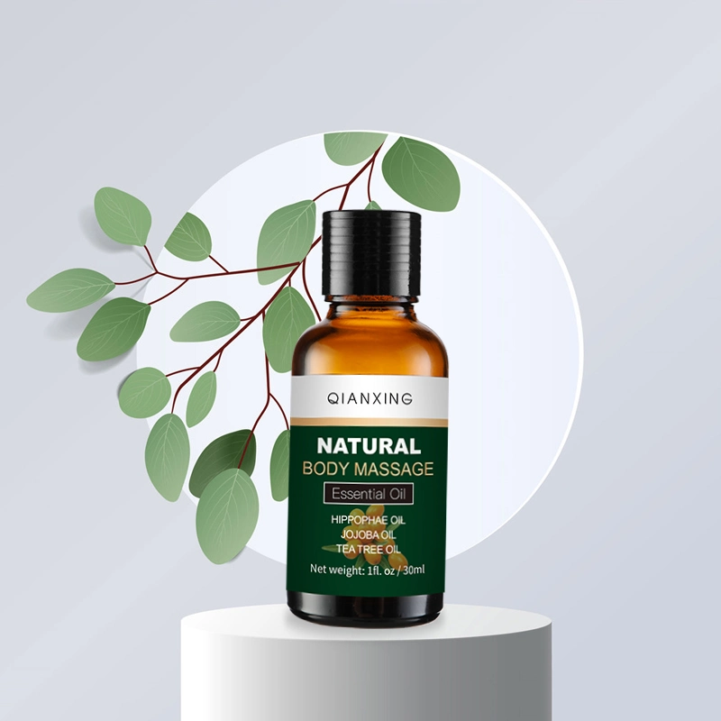 OEM/ODM Natural Organic Jojoba Oil cuerpo relajar músculo Masaje esencial Aceite