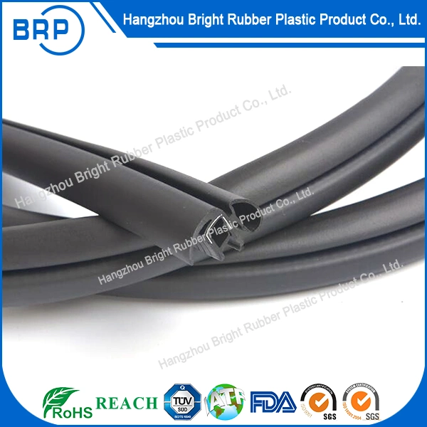 Extruded Rubber Products Black Foam EPDM Rubber Extrusion