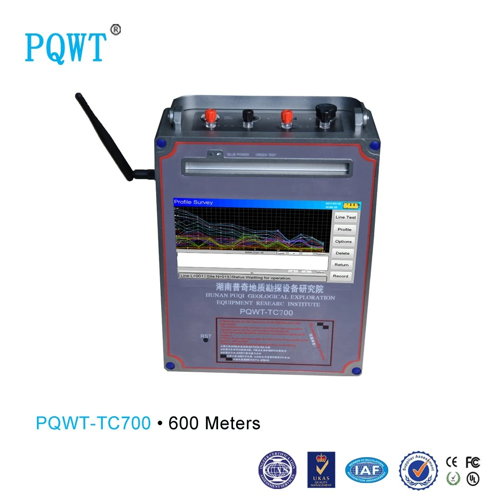 Encontrar rápidamente el agua! Pqwt-Tc700 Detector de agua subterráneas profundas buscador de agua de 700 m.