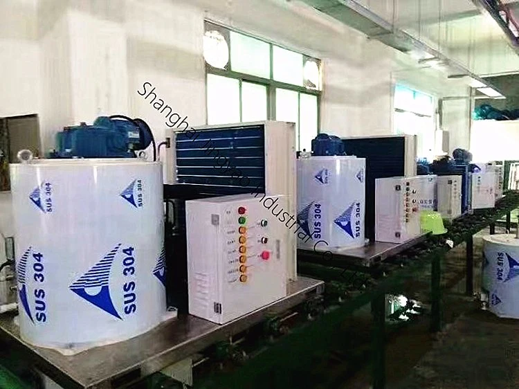 1500kg/24h Flake Ice Maker Machine for Food Fresh and Seafood Processing