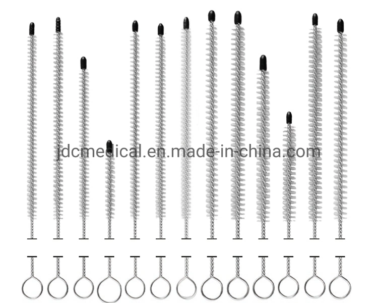 Cepillo de limpieza para equipos quirúrgicos