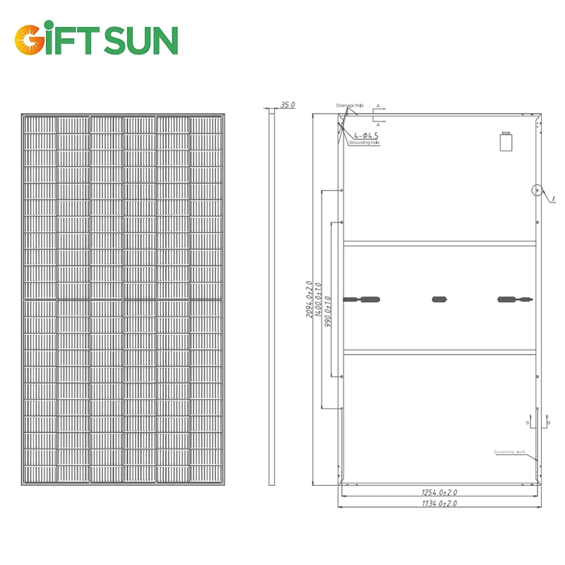 495W 500W 505W 510W 515W Mono Solar Panel Half Cell for Home Energy Storage Power