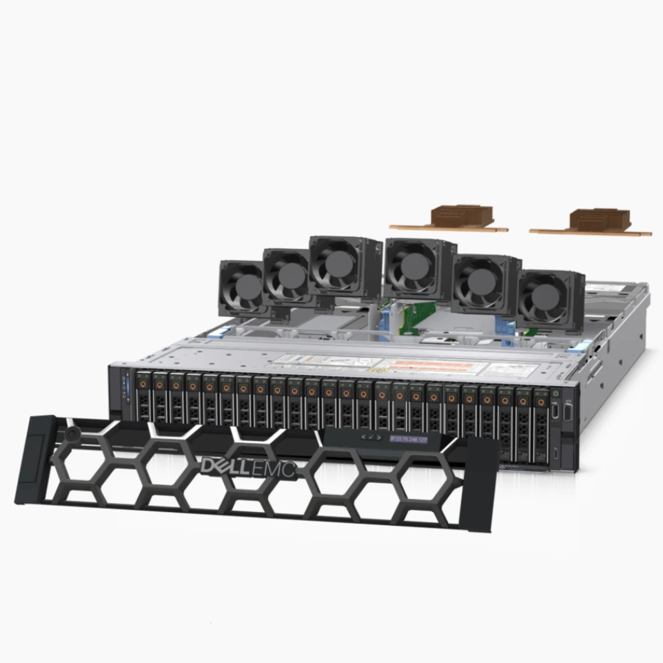 R750 Poweredge R750 HDD 24X2.5 Sas/SATA Rack 2u/ Idrac9 Enterprise Server R750