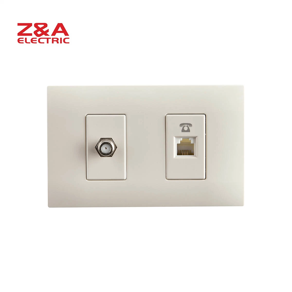 Ah2278. IV Ah Series Ivory Color Za Z&a Electric Wall Socket