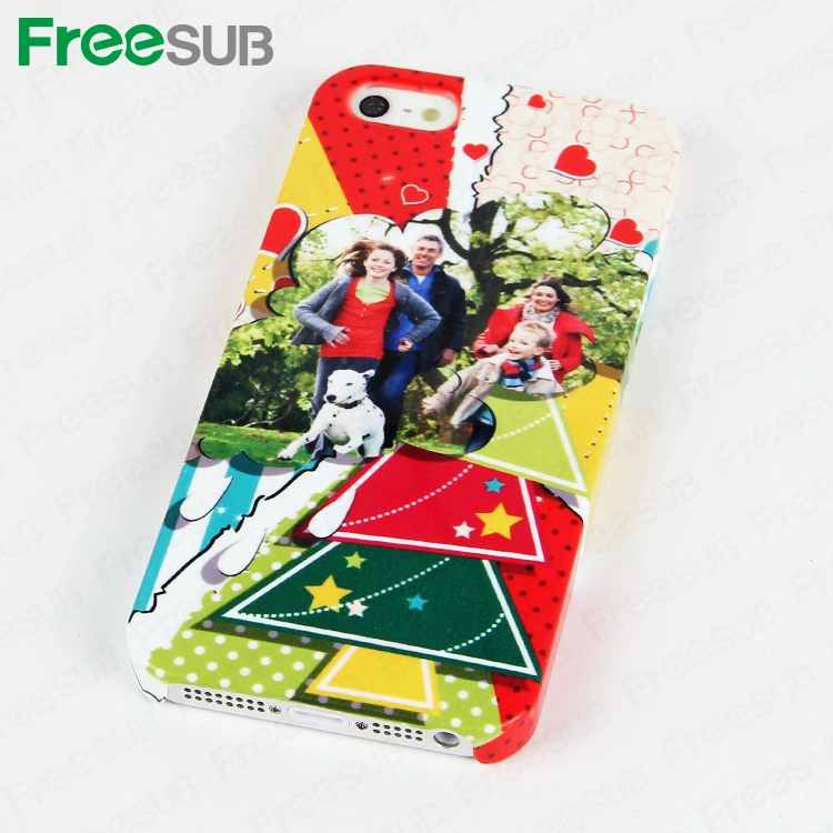 3D Silicon Glossy Sublimation Cell Phone Cases for iPhone 5