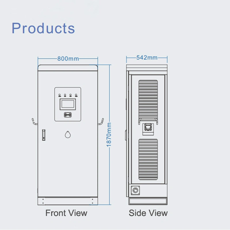 EV DC Rapid Charging Station120kw Fast Charger Electric Vehicle Commercial Level 3 Chargers DC Fast Charging Station