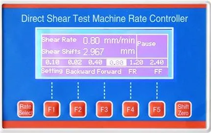 Strain Controlled Stepless Speed Regulation Quadruple Direct Shear Testing Equipment on Soil with Data Acquisition and Processing System ASTM Standard