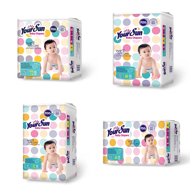 Yoursun Disposable Baby Diaper Nappies Suitable for Sensitive Skin with Cheap Price