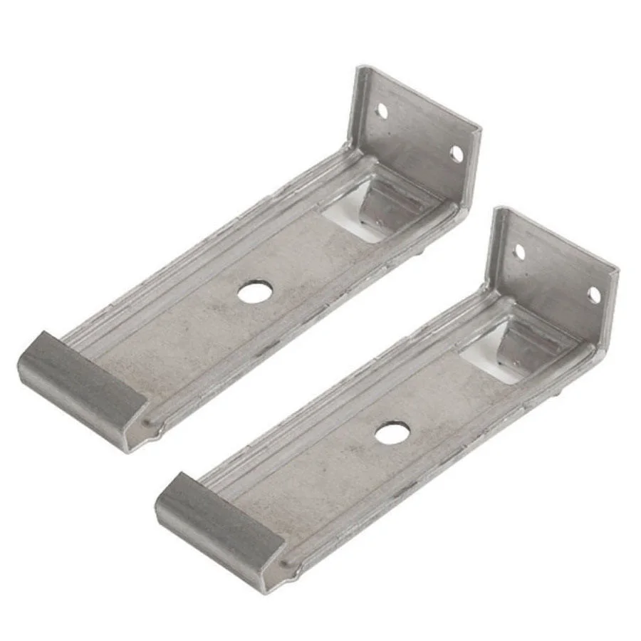 ODM OEM Aluminum Hidden Gutter Hangers with Screw and Clip Custom Heavy Duty K Gutter Hidden Hanger Bracket