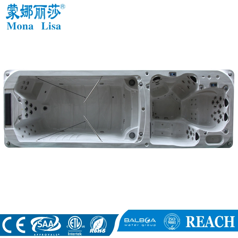 6.8 Meter Multi-Functional Acrylic Outdoor Swim SPA Hot Tub (M-3373)