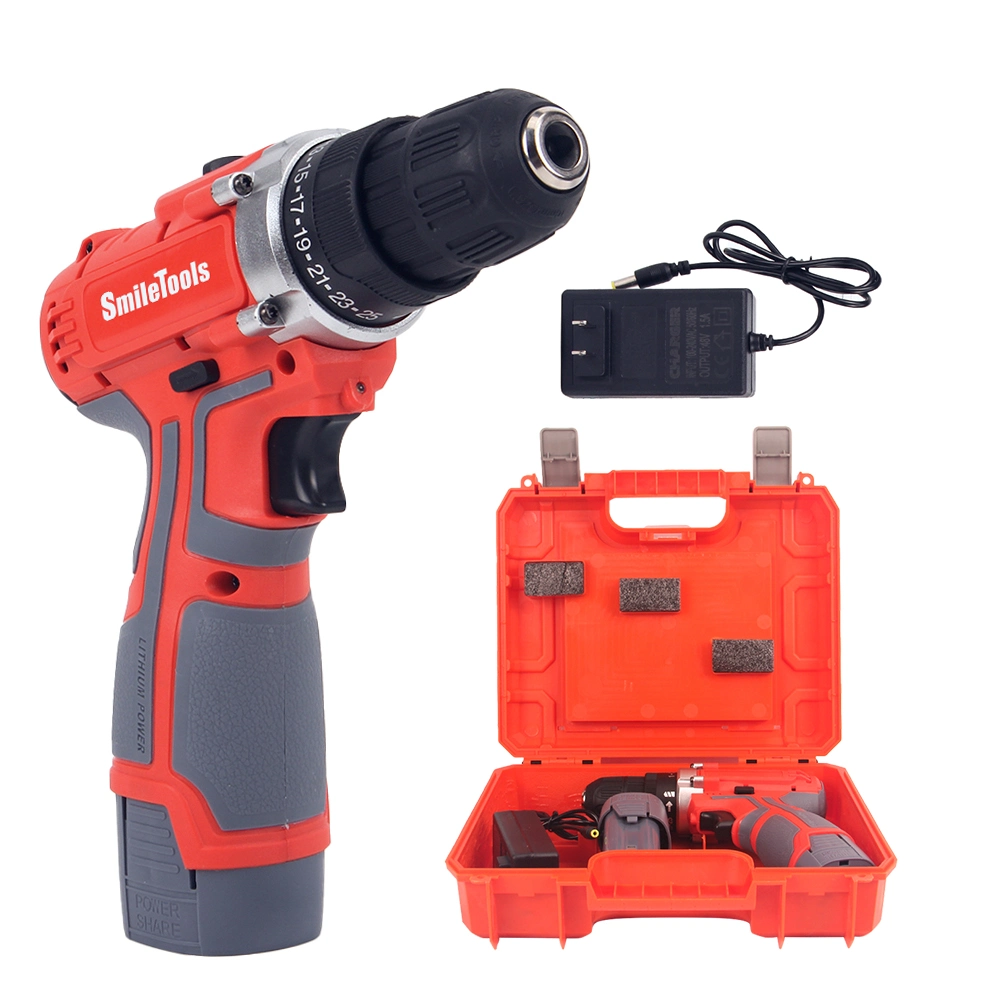 2023 Factory Custom Logo Quality Cordless Drill Driver Set with Battery and Charger Cordless Dril