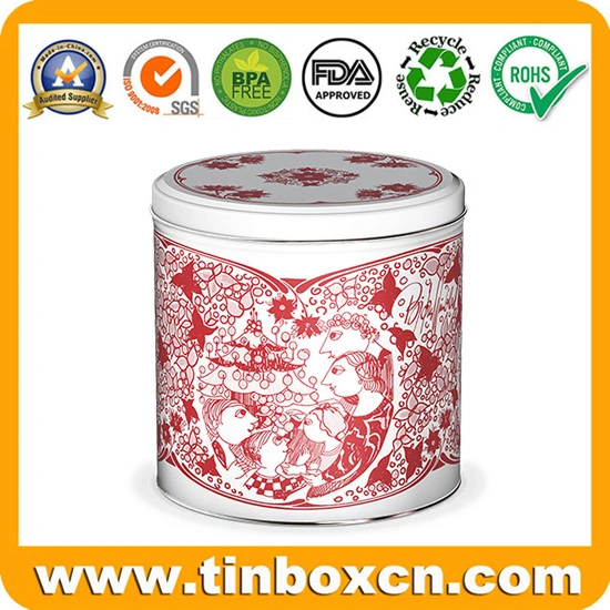 Round Tin Can for Metal Food Packaging, Food Tin Box