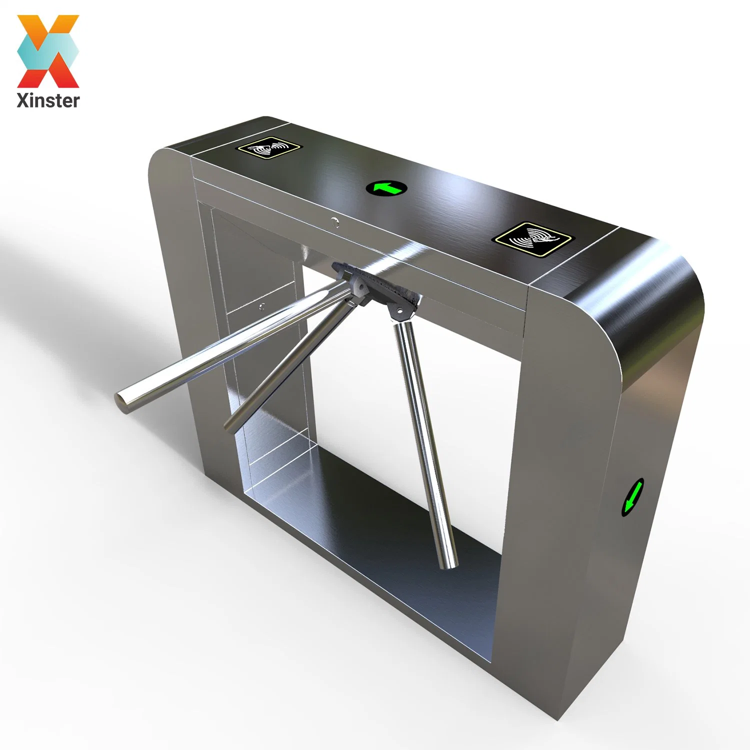 Half Height Tripod Turnstile Security Vertical Tripod Turnstile Barrier Gate Door