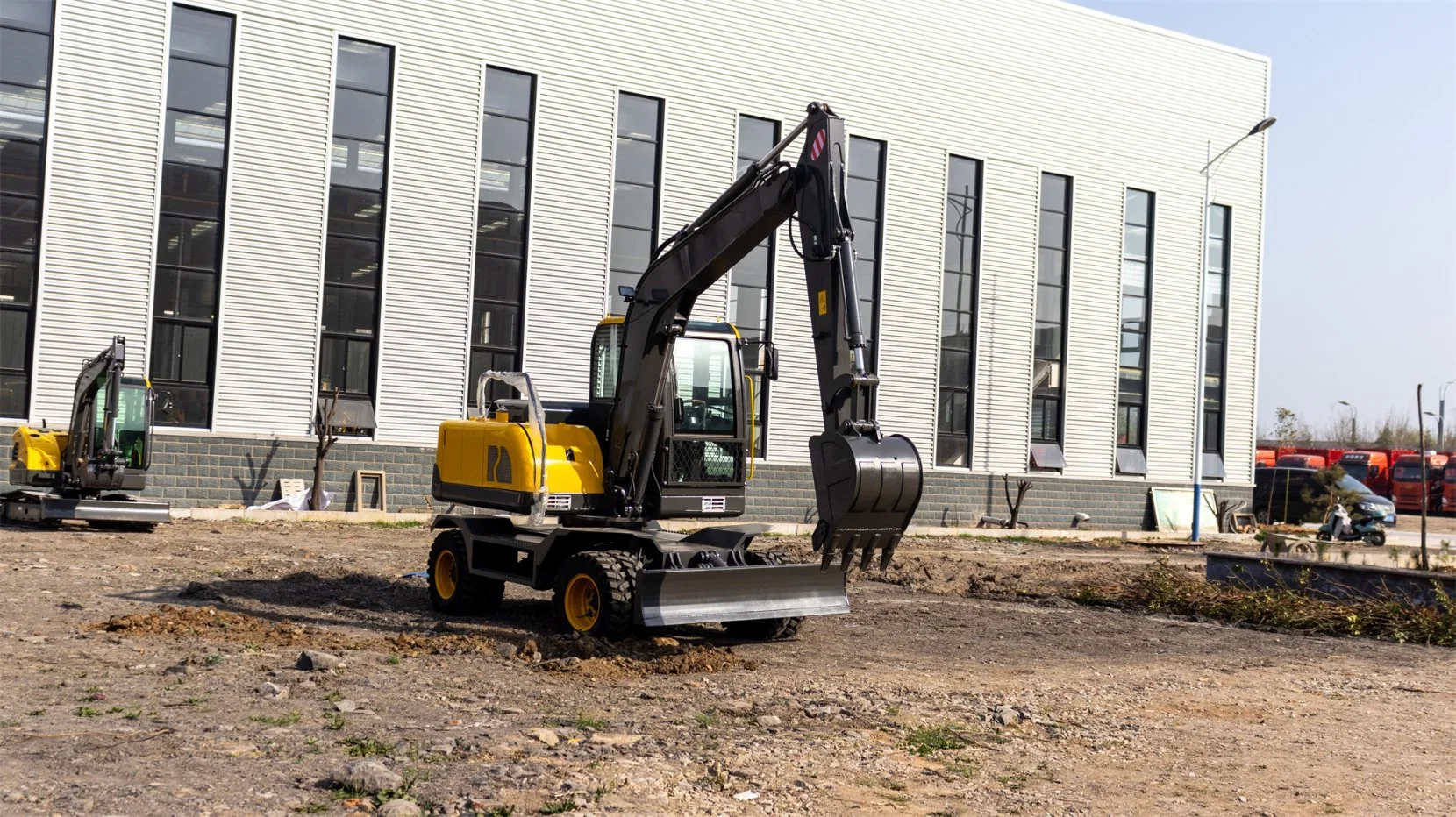 Excavatrices sur roues chinoises 7,5 tonnes 8,5 tonnes en vente chaude