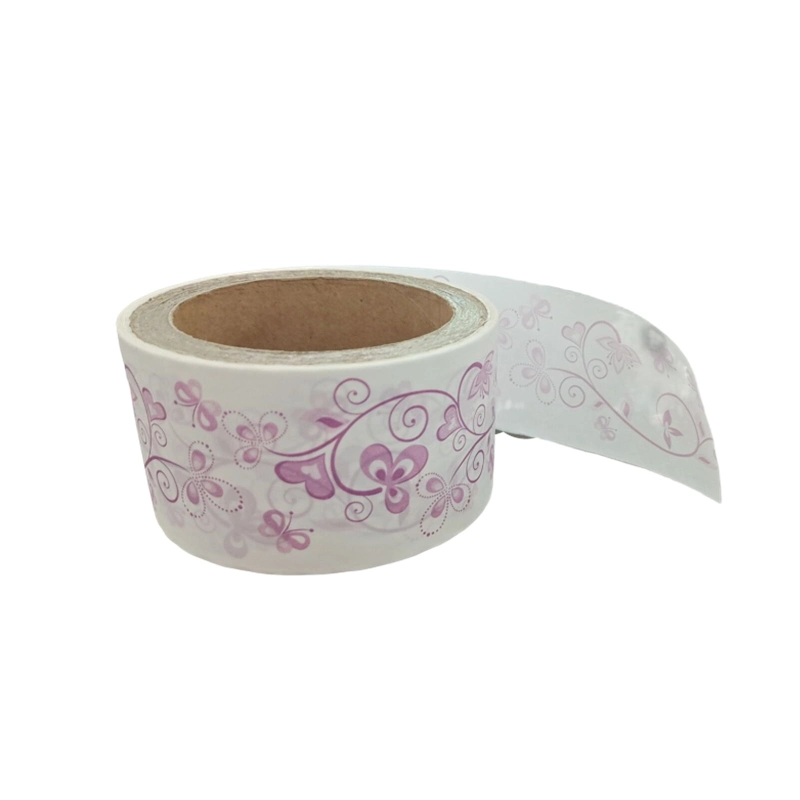 Flower Pattern Printed Sanitary Napkin Release Paper