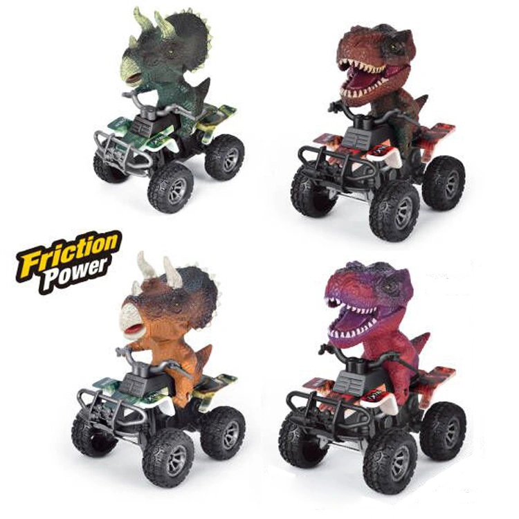 Newest Pull Back Dinosaur Cars Toys Dinosaur Cross-Country Motorcycle Party Favors Games Dino Car Toy Monster Friction Power Car Gifts Small Dinosaur Car Toy