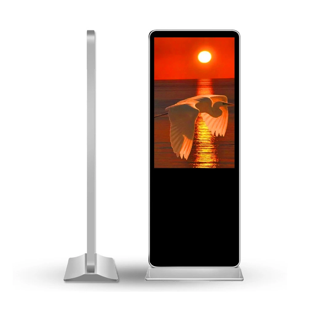 2022 Hot Sale Free Standing 55 Inch FHD Advertising Players TV LCD Touch Screen Digital Signage for Shopping Mall