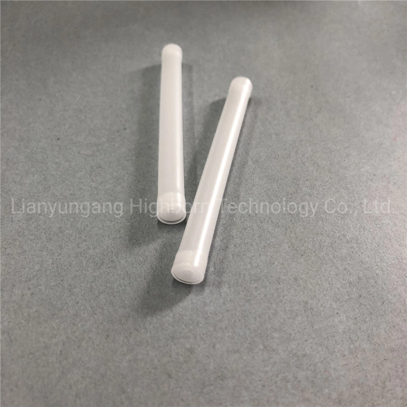 High Purity 99.99% Alumina Ceramic Tube Custom Transparent Al2O3 Aluminum Oxide Insulating Pipe for Hpsl