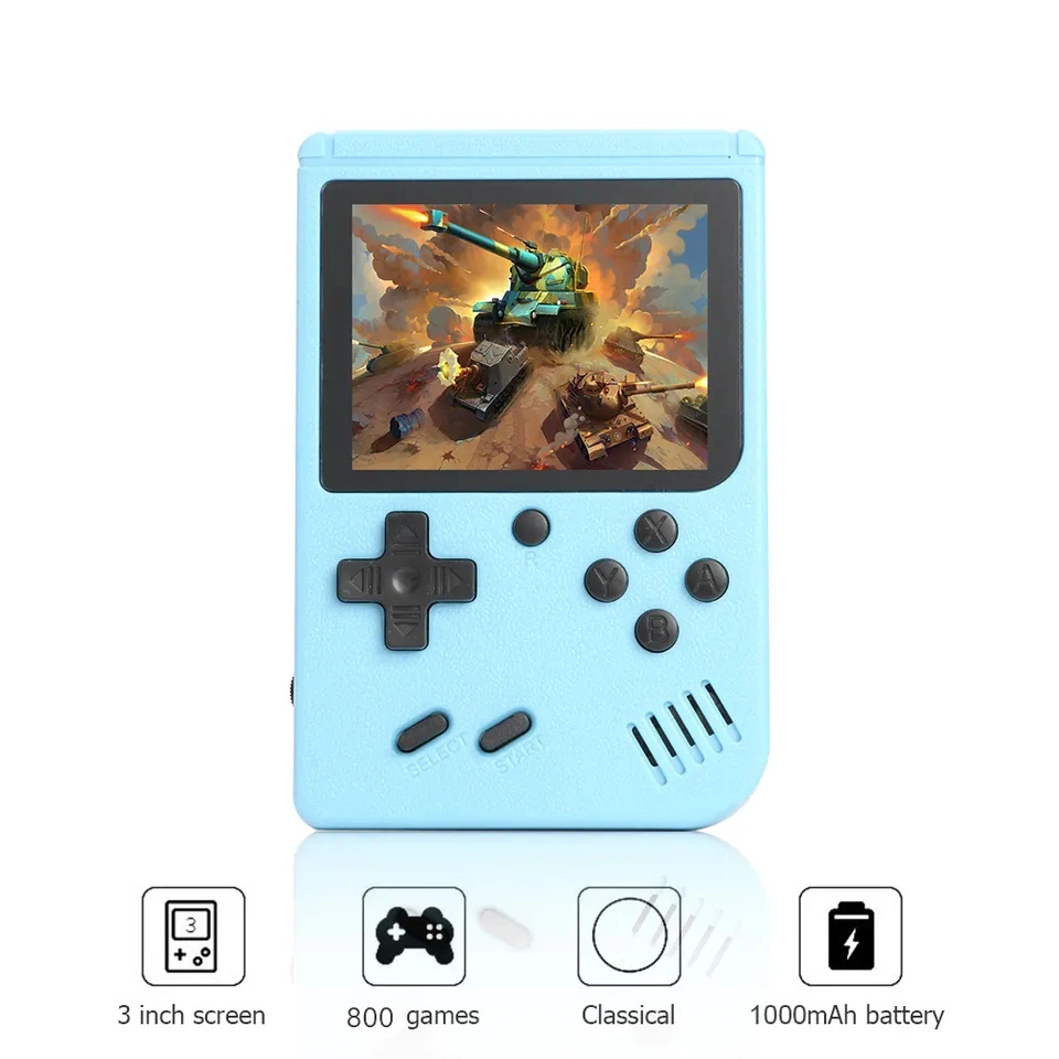 Consola de videojuegos portátil Mini Retro 400 en 1 portátil Caja de juegos de mano jugador de juegos de televisión Boy Consolas de Juegos de Vídeo para niños