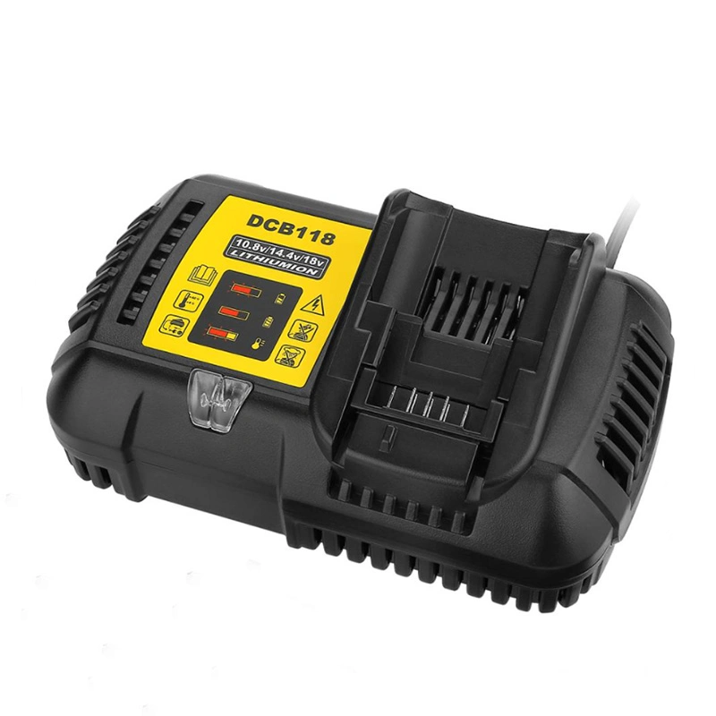 Replacement Power Tool Battery Fast Rapid Charger 4.5A 10.8V 14.4V 18V 20V Max Output Dcb118 Compatible for Dewalts 18V 20V Max