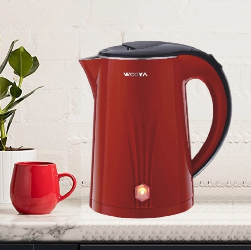 Safe and Clean Electric Kettle with Plastic Outer Shell All Parts Are BPA-Free