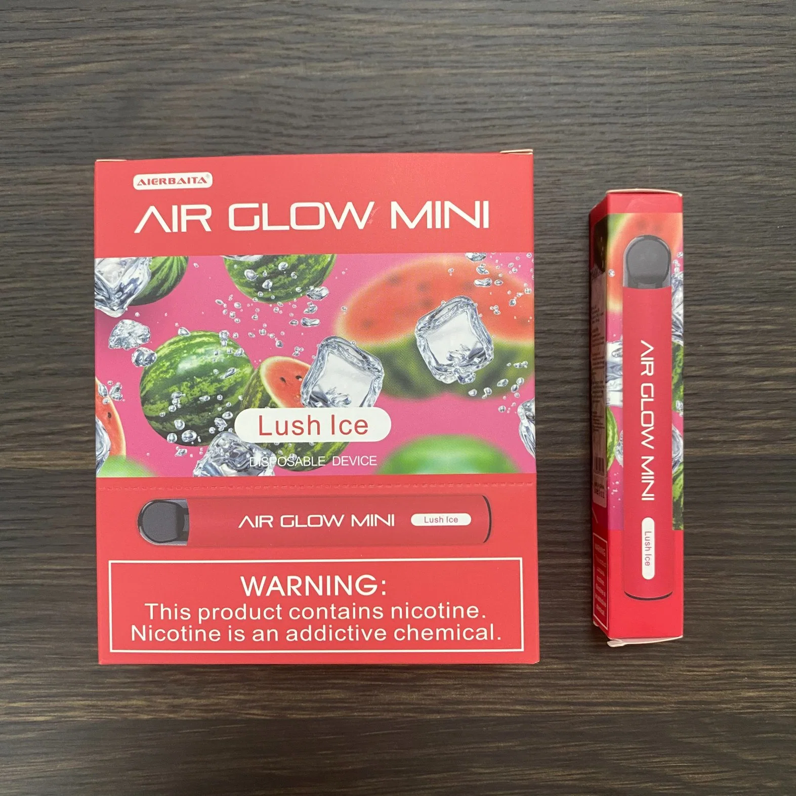 Fast Shipping Air Glow Mini 500 Puffs 3.5ml E Liquid Disposable Vape Pen Electronic Cigarette