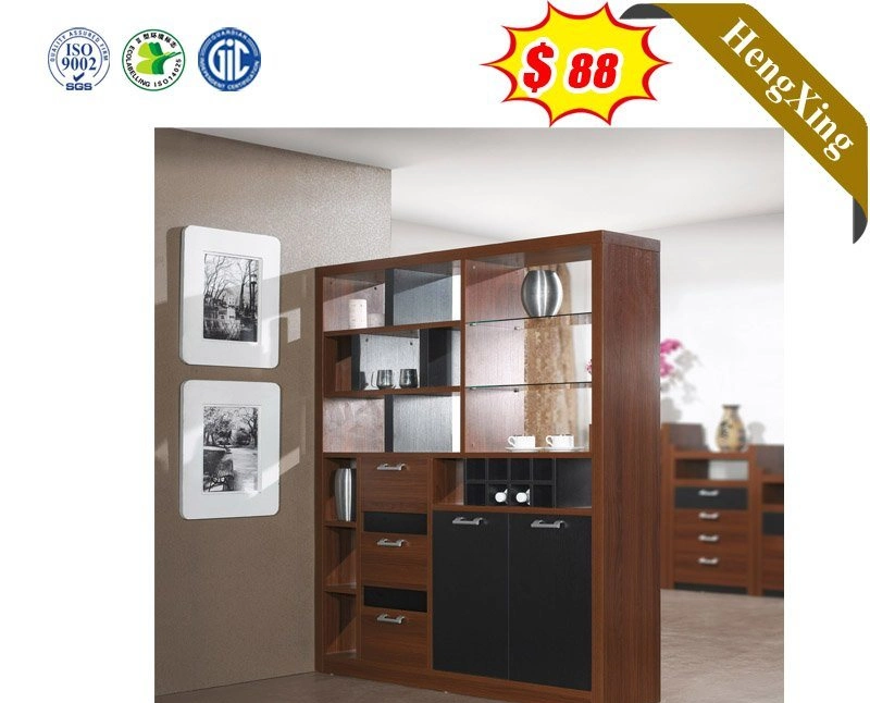 Wooden European Style Bookcase Furniture Cabinet Living Room Bookshelf