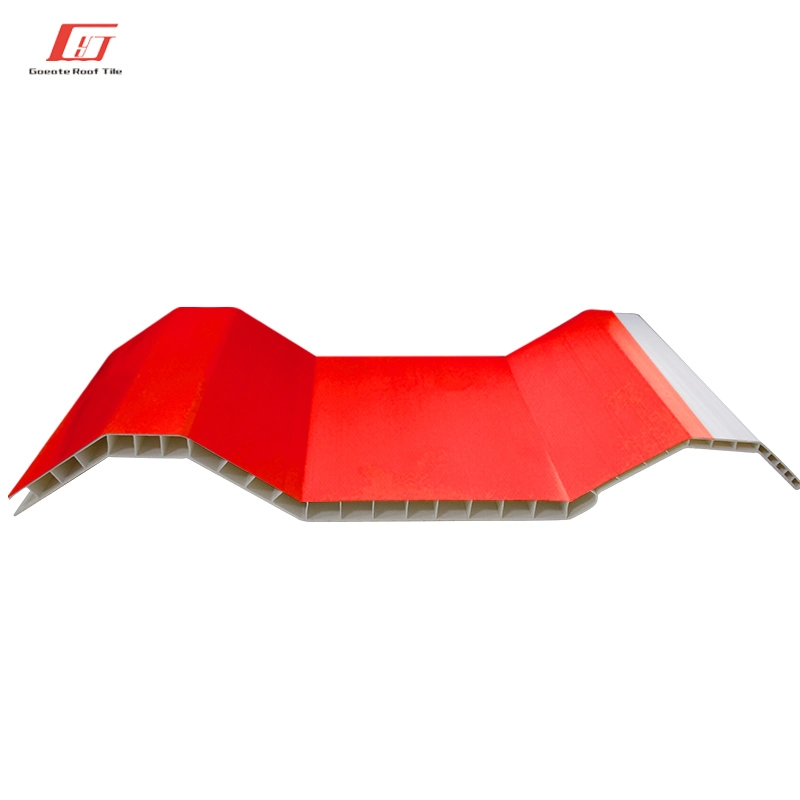 PVC Corrugated Plastic Roofing Anti UV PVC Hollow Thermo PVC Hollow Roof Sheet