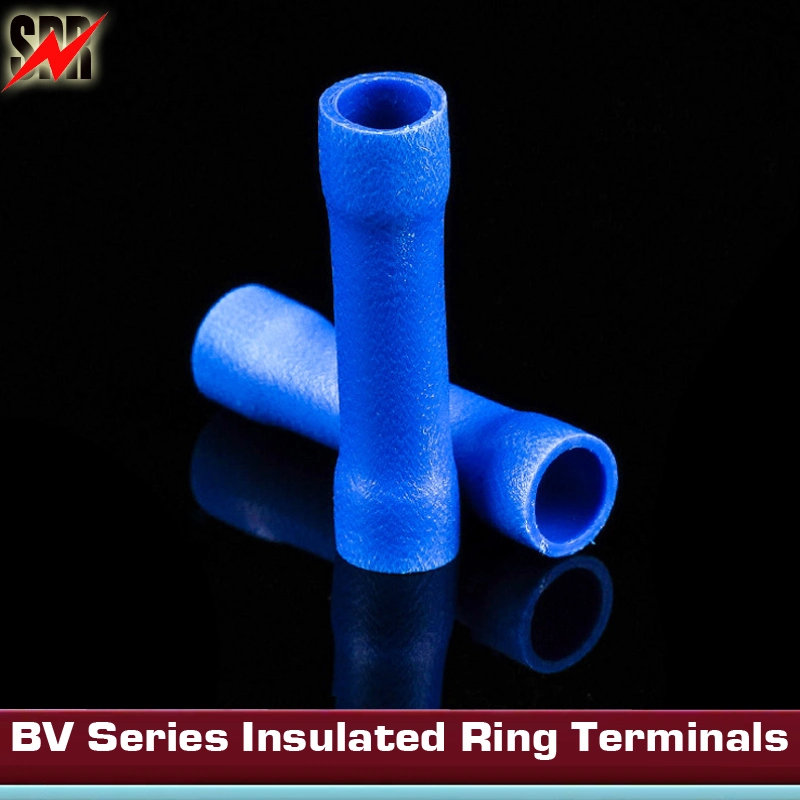 BV Series Insulated Ring Terminals/Ring Terminals/Pre Terminal-RV Terminal Crimp Cable Lug Power Terminals/BV Series Insulated Butt Terminals