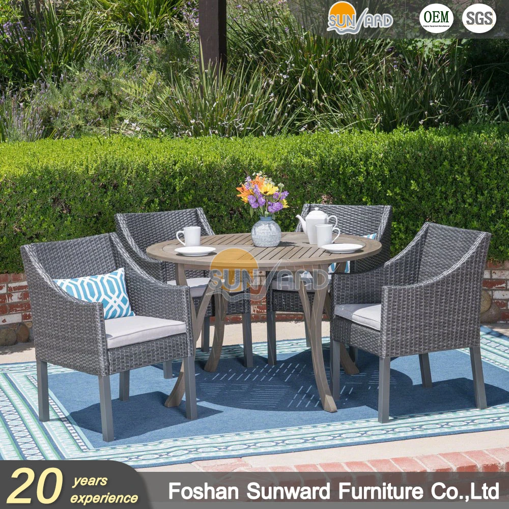 Hot Sale Rattan Dining Room Outdoor Hotel Wicker Restaurant Furniture