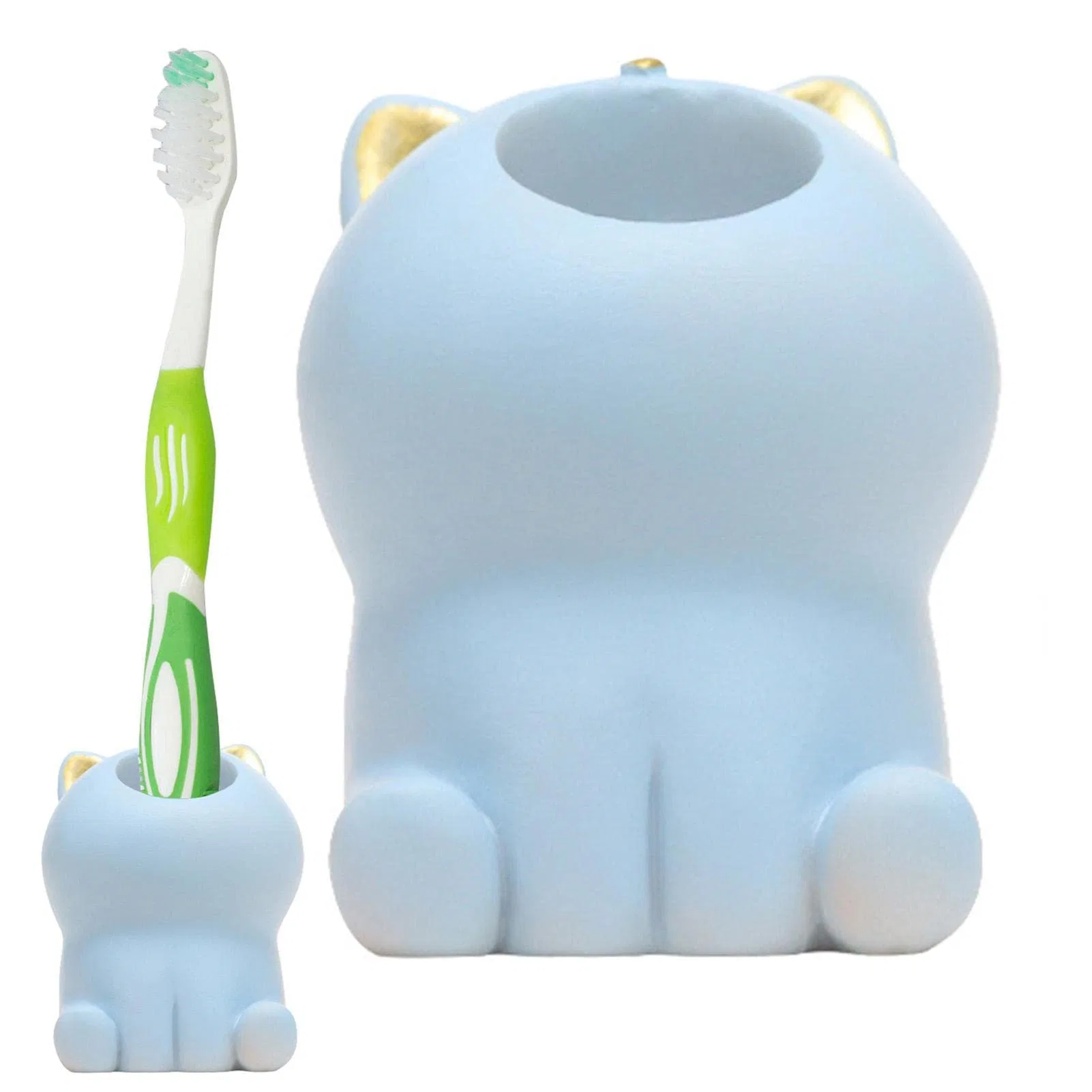 Cute Cartoon Animal Mini Stand Bathroom Multipurpose Storage Organizer Toothbrush Holder