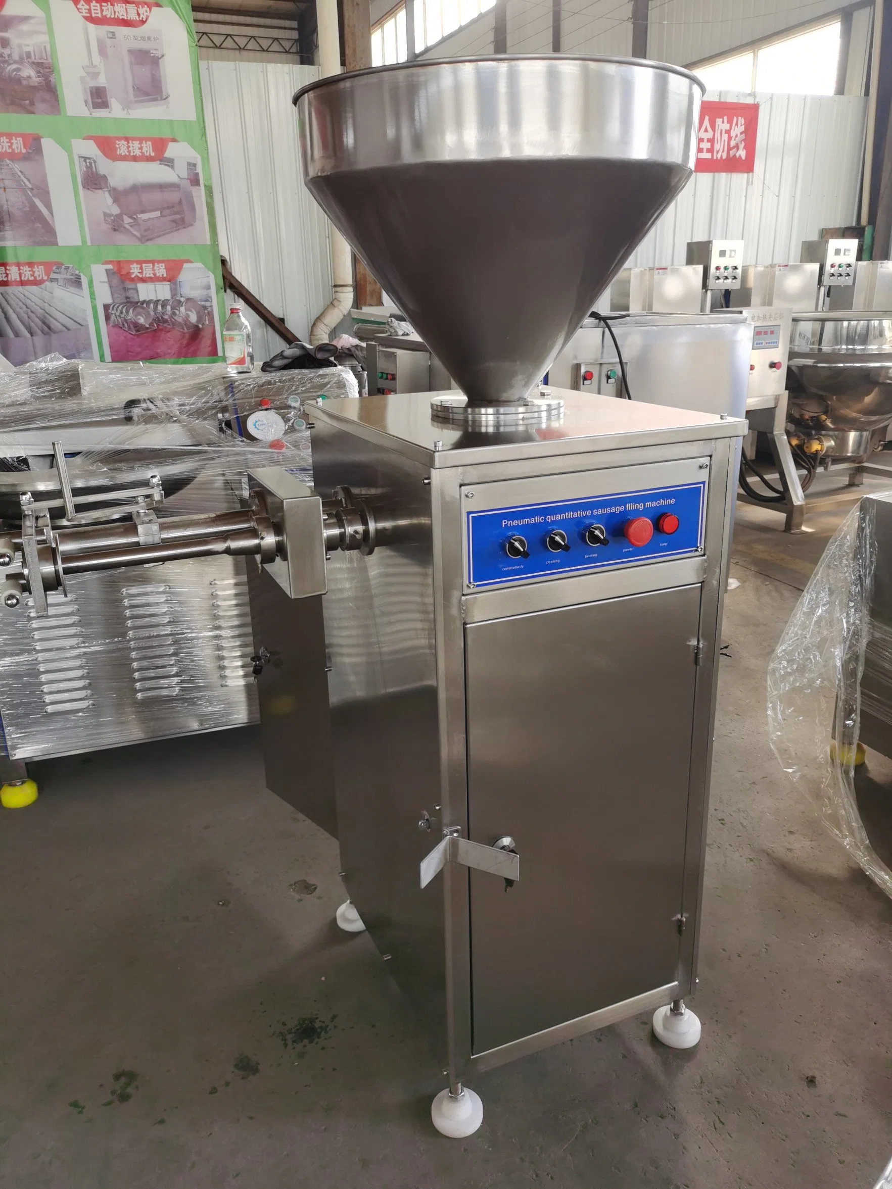 Original Factory Price High quality/High cost performance  Pneumatic Quantitative Twisting Enema Machine Stainless Steel Vertical Sausage Automatic Filling Machine