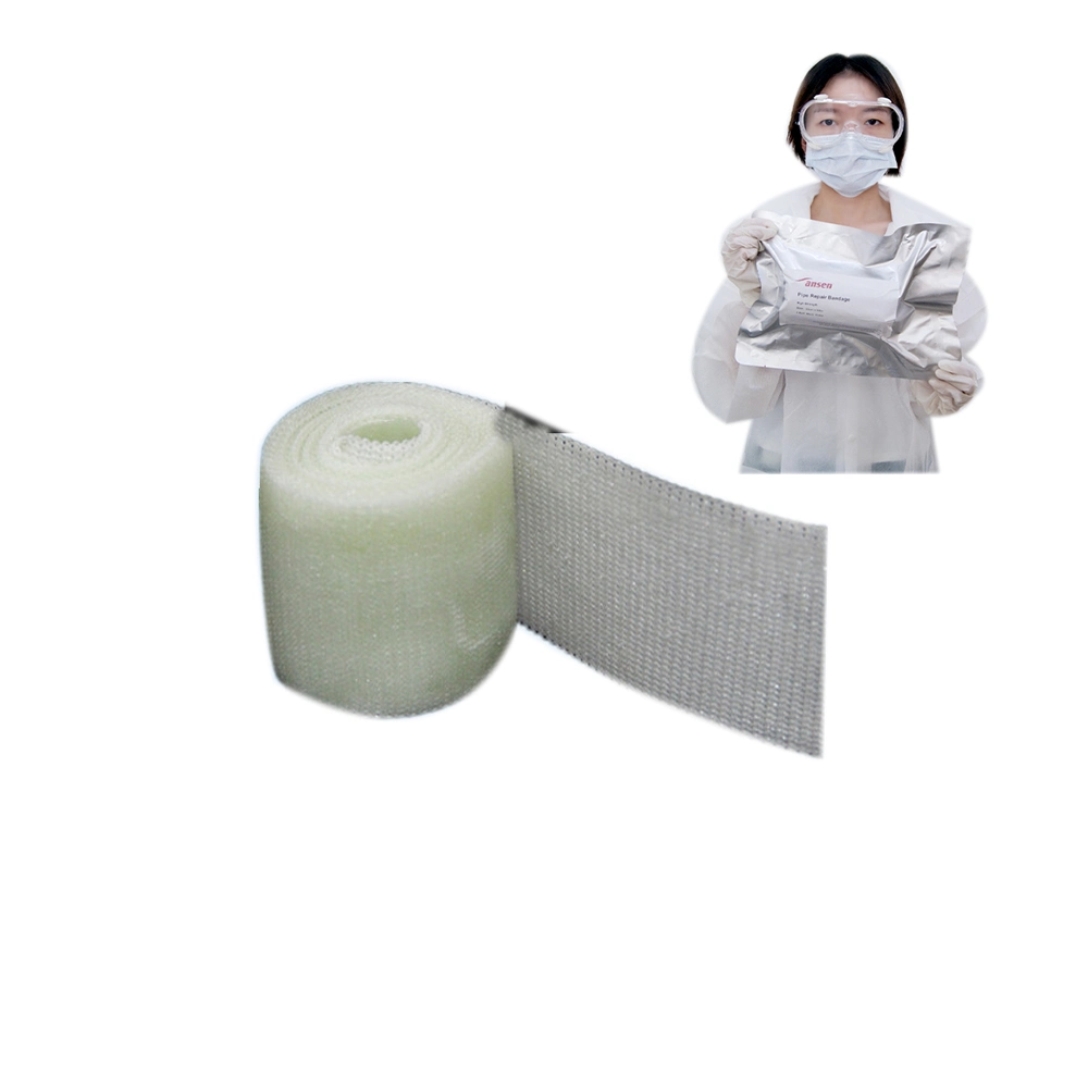 Hard Like Steel Water Activated Pipe Repair Bandage High Pressure Resistant Offshore Oil Marine Pipe Repair Bandage