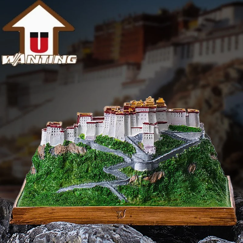 China The Potala Palace Resin Craft Home Decoration Office Ornament Promotional Gift