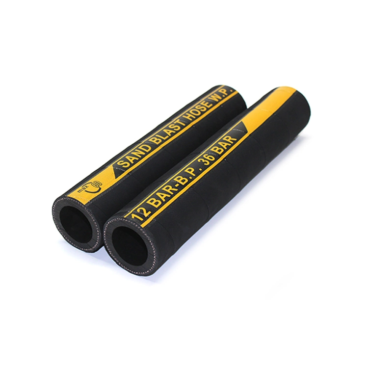 China High Abrasive Textile Reinforced Rubber Sand Blasted Hose