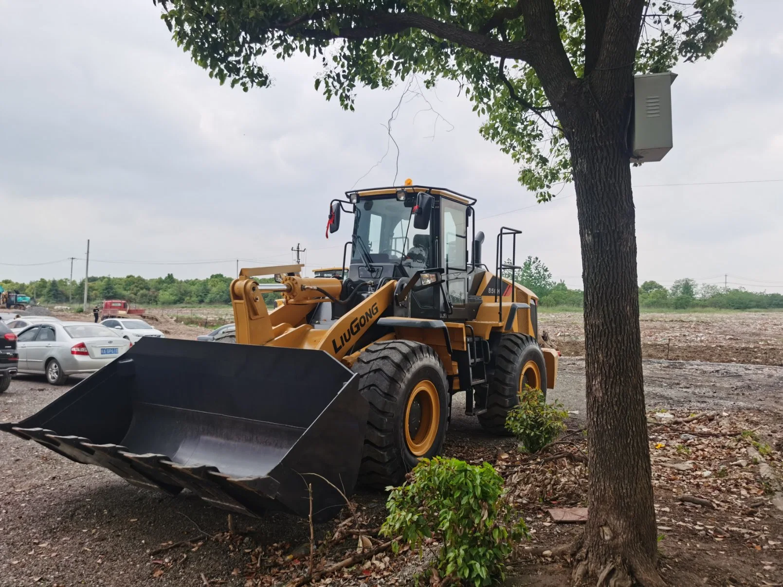 Pá carregadeira de rodas dianteira usada Máquina 17t pá Carregadora de rodas secundária 856h