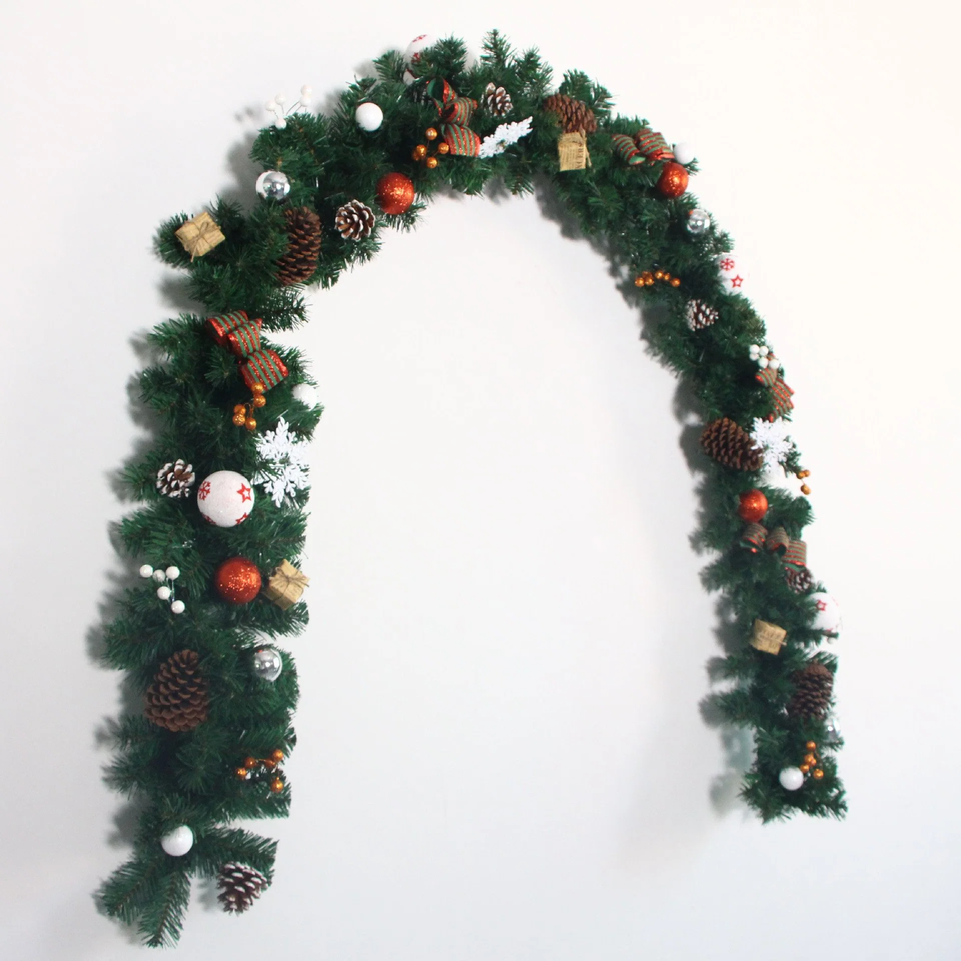 Amazon Christmas Flower Decoration Hanging Plant Greenery Rattan Plastic Festival Home Decoration