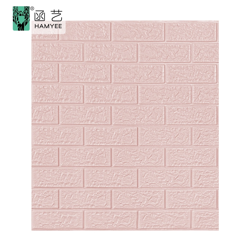 Hot 2021 Soundproof Soft Foam Wallpaper Adhesive 70*77cm Wall Stickers