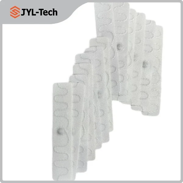 High Performance Durable RFID Woven Laundry Tag Smart Textile Label