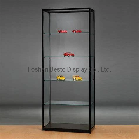 Chinese Custom Display Glass Showcase Made of Aluminum and Temperd Glass for Retail Shop, Home, Office