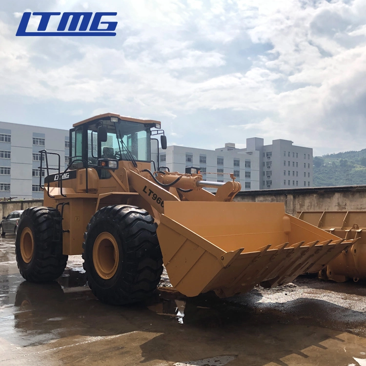 Ltmg Equipo de construcción cargadora frontal Grande 6 rueda de Tonel Pala cargadora con motor americano