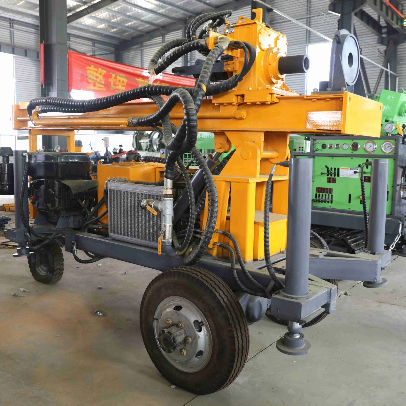 Ykq-150 Top Driving Tractor Mounted Water Well Boring Machine