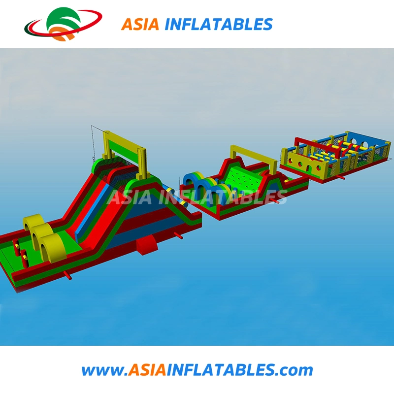 Коммерческие надувные препятствием на пути для продажи, коллективной работы Bulid взрослых спортивных игр