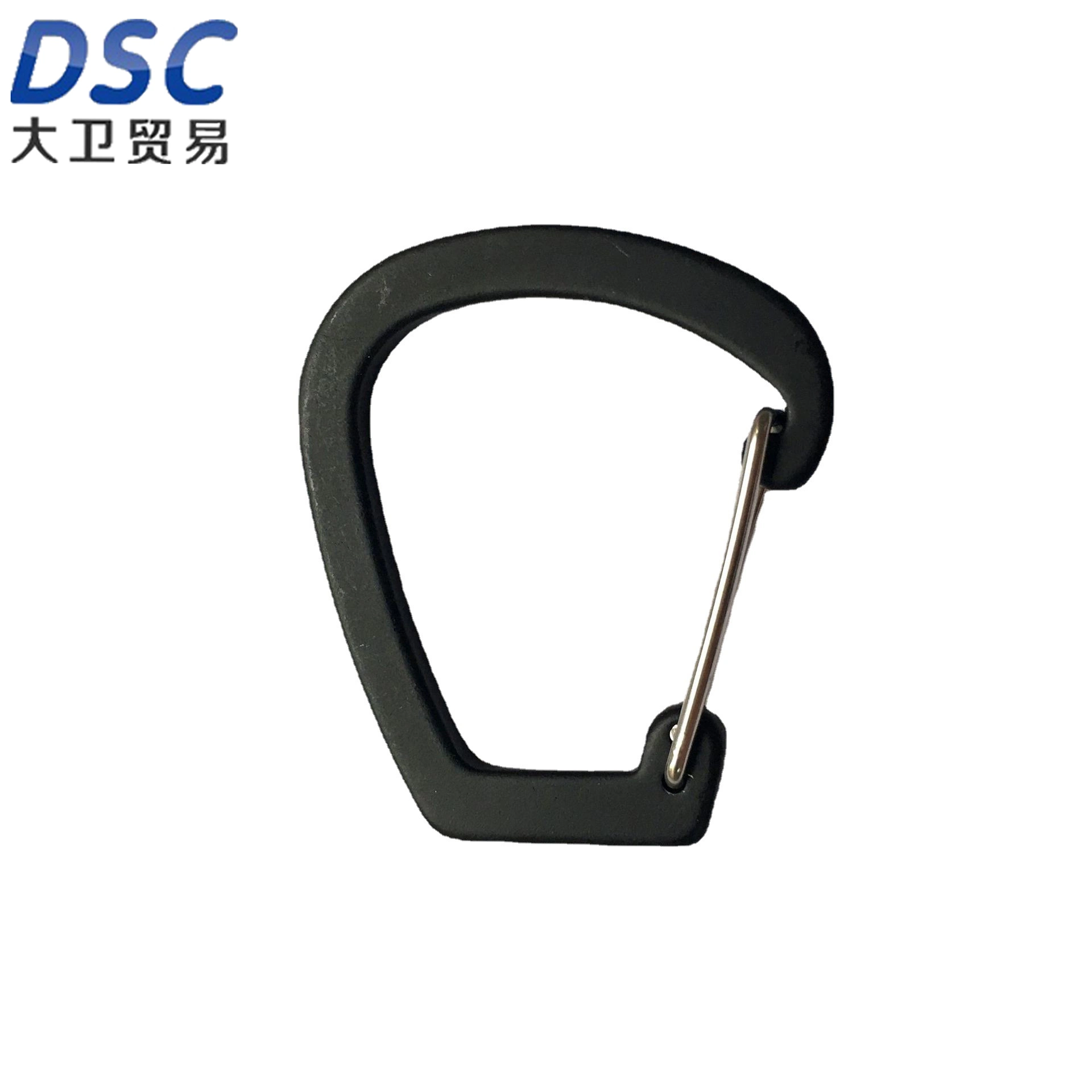 Carabiner No. 4 D-Type Full Flat Wire Buckle Outdoor Leisure Simple Water Bottle Buckle Quick Hook