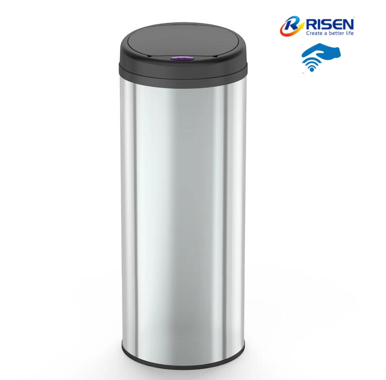 Smart Motion Touchless Trash CAN sensor infrarrojo Acero inoxidable Rubbish Papelera Cocina Oficina cubo de basura